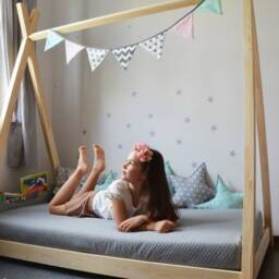 Children's Bed/Teepee 90 X 160 cm - thumbnail 2
