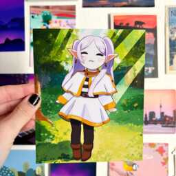 Chibi Sousou No Frieren Fanart Print - thumbnail 2