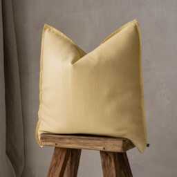 Handmade Linen Pillow Cover, Soft European Linen, Various Colors - thumbnail 3