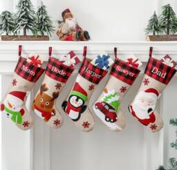 Personalized Large Cartoon Christmas Stockings Holidays Decoration Stockings-Present/Gift Collection Bag Ornaments