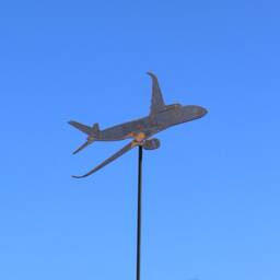 Rusty Metal Airbus A350 Aircraft, Outdoor & Garden Gift, Aviation Gift - thumbnail 1