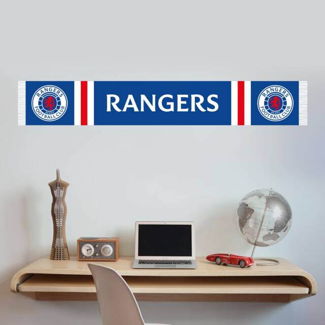 Rangers Football Club Scarf Wall Sticker Art Decal - image 1