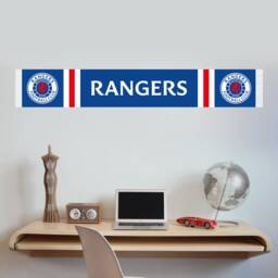 Rangers Football Club Scarf Wall Sticker Art Decal - thumbnail 1