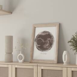 Personalised Baby Scan Print Ultrasound Photo Keepsake - thumbnail 3
