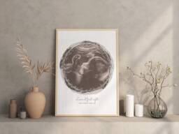 Personalised Baby Scan Print Ultrasound Photo Keepsake - thumbnail 1