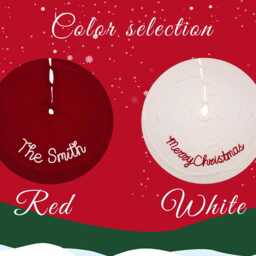 Personalized Tree Skirt, Custom Family Or Couple Name Christmas Decor, Pet Friendly Holiday Gift, Cozy Home Decoration - thumbnail 3