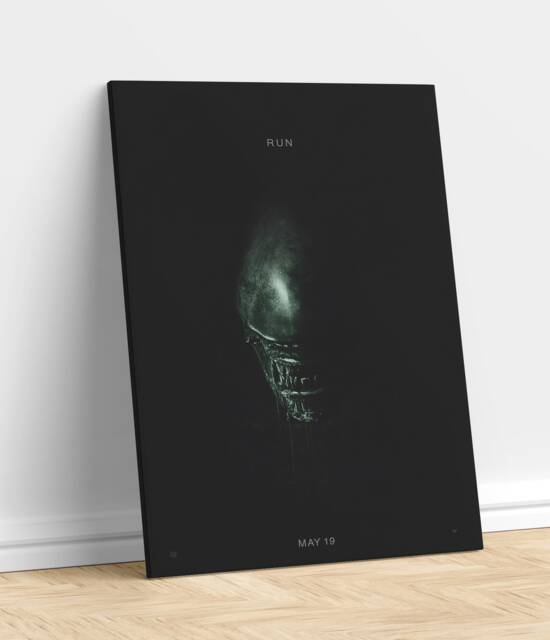 Alien Covenant 2017 - Run Movie Canvas Decor Art Available in Many Sizes - image 1