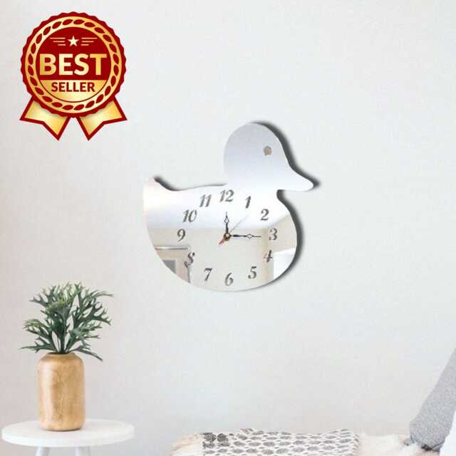 Rubber Duck Acrylic Clock - Many Colours Available - Bespoke Shapes & Sizes Made - image 1