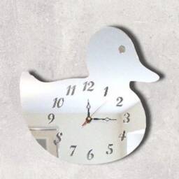 Rubber Duck Acrylic Clock - Many Colours Available - Bespoke Shapes & Sizes Made - thumbnail 2