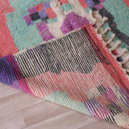 Vintage Boujaad Rug, Authentic Moroccan Rug 4x7 Ft - thumbnail 4
