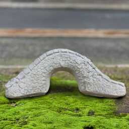 Outdoor Bridge Sculpture Concrete Garden Statue Stone Miniature Decoration Front Door Ornament Cement Accent Lover Gift - thumbnail 4