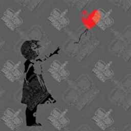 Baloon Girl Banksy Wall Decal Sticker. Choose Your Size - thumbnail 2