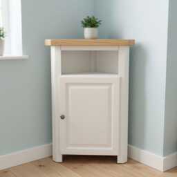 Painted Corner Cabinet Tall Unit, Assembled - thumbnail 4