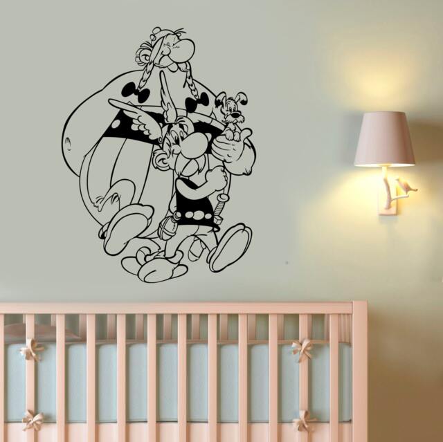 Asterix & Obelix Wall Art Decal Vinyl Sticker French Comics Movie Decorations For Home Kids Room Playroom Nursery Cartoon Decor Aab3 - image 1