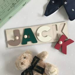 Puzzle - Personalized Gift For A Child Puzzles With Name Wooden Puzzle - thumbnail 2