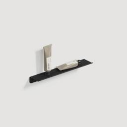 Steel Floating Shelf Shower Shelf - Black Or White Bathroom Storage - 25cm-9.84 - thumbnail 3
