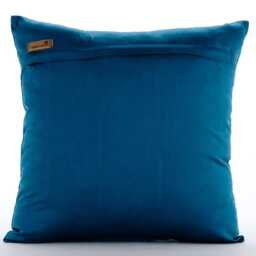 "Decorative Lotus Throw Pillow Cover 16""x16" - thumbnail 3