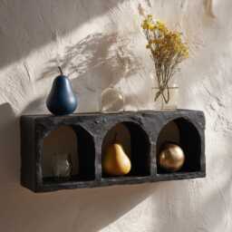 Handmade Curio Shelf , Oddities Shelf, Curiousity Shelf, Curio Shelf, Niche , Nature Shelf, Unique Wall Shelf, Crystal Shelf - thumbnail 1