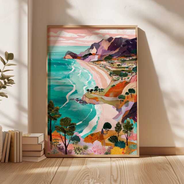 California Travel Poster Golden State Wall Art - image 1