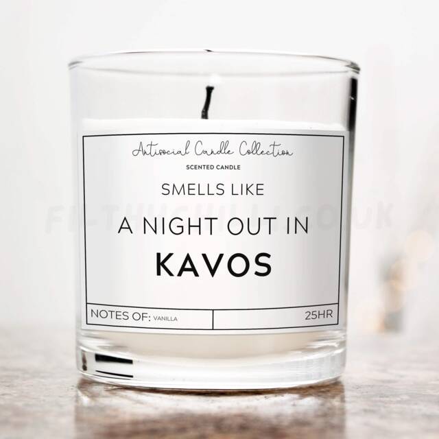 Smells Like A Night Out in Kavos Candle, Rude Scented ??? - image 1