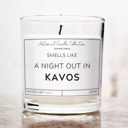 Smells Like A Night Out in Kavos Candle, Rude Scented ??? - thumbnail 1