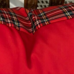 Christian Lacroix Reverse Tartan Face Fabric Christmas Theme Custom Handmade Design Varries - thumbnail 3