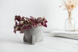 Handmade Rocket Concrete Planter Space Decor, Succulent Pot