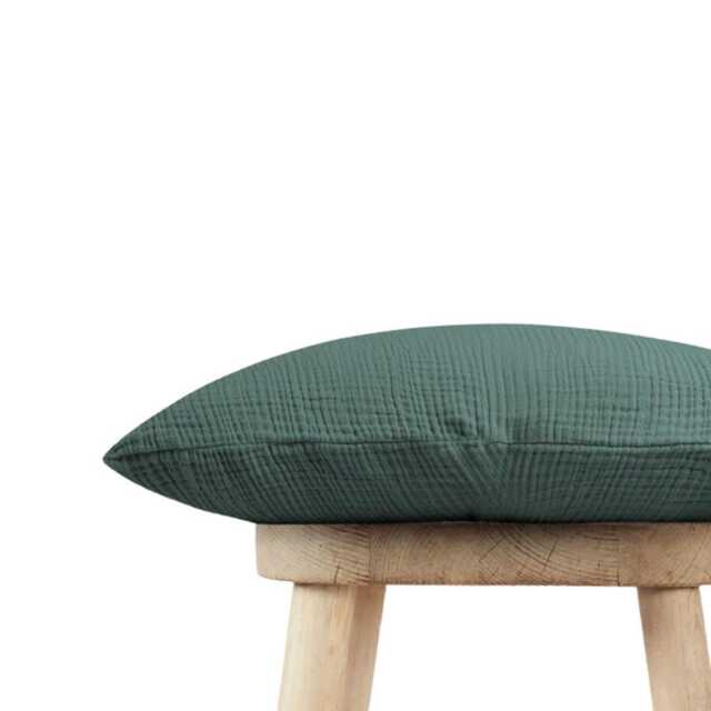 Muslin Pillowcase Mountain Sea Green - Gift Furnishings Interior - image 1