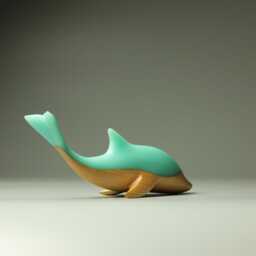 Duo Dolphin Sculpture - 13 - thumbnail 4