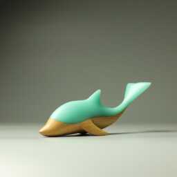 Duo Dolphin Sculpture - 13 - thumbnail 2