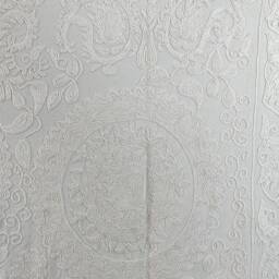 Hand Embroidered Suzani Tapestry Uzbek Floral Wall Hanging - thumbnail 3