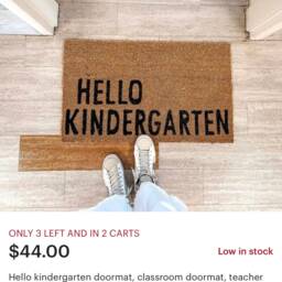 Come in & Drink Wine Doormat, Home Decor, Custom Welcome Mat, Dog Funny Front Door Doormat - thumbnail 2