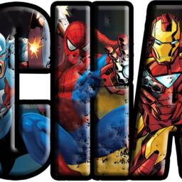 Personalized Superhero Wall Stickers Custom Name Children's Popular Characters Room Decorations Removable Decal Home Decor Art Mural - thumbnail 3