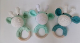 Rattle Giraffe Handmade