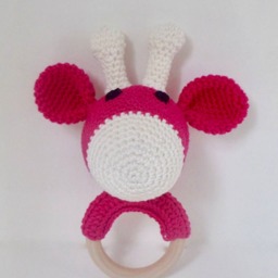 Rattle Giraffe Handmade - thumbnail 3