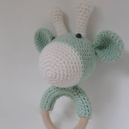 Rattle Giraffe Handmade - thumbnail 2