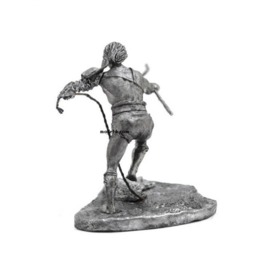 54mm Roman Gladiator With A Trident - thumbnail 4