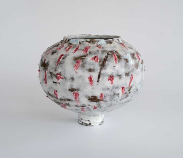 Modern Handmade Ceramic Vase - Sculptural Pottery For Minimalist Home Decor Unique Art Object - image 1