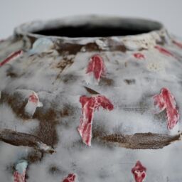 Modern Handmade Ceramic Vase - Sculptural Pottery For Minimalist Home Decor Unique Art Object - thumbnail 3