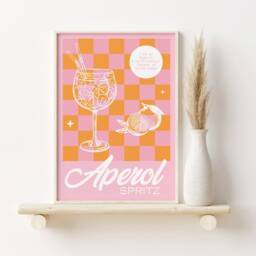 Cocktail in Ibiza Drink Print Set, Gallery Wall A3, A4, Set Of 6, Colourful Art, Bar Prints, Decor - thumbnail 2