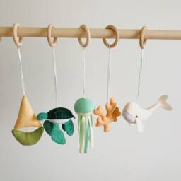 Ocean Baby Play Gym Toys Felt Sea Creatures Mobile - thumbnail 2