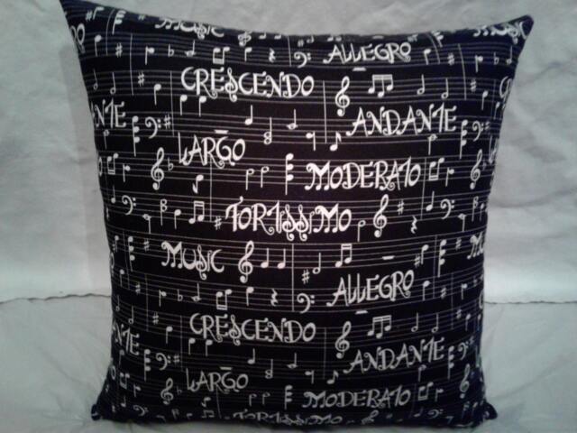 Black Music Dynamics Pillow Cover, 14 X Decorative Cover - image 1