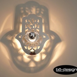 Hamsa, Oriental Lighting, 30 Or 35 cm, 110 V, Lighting Designer, Oriental Lamp, Lighting Wall Oriental, D??co Hamsa, Fatma Hand, Fatima, Light - thumbnail 3