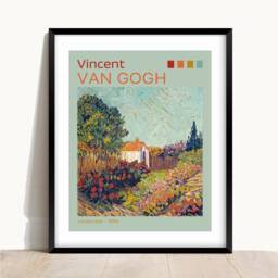 Van Gogh Landscape Print Modern Dutch Wall Art - A4, A3 - thumbnail 2