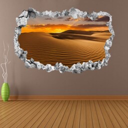 Desert Sunset Wall Decal Sticker Mural Poster Print Art Home Bedroom Office Decor Kr26 - thumbnail 2
