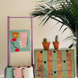 Face - Good Tapestry Wall Decoration, Handmade Tapestries - thumbnail 4