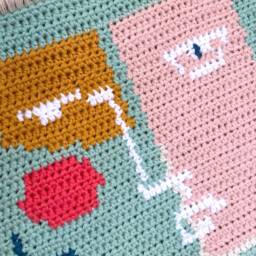Face - Good Tapestry Wall Decoration, Handmade Tapestries - thumbnail 3