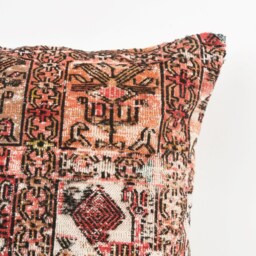 Vintage Turkish Kilim Pillow Cover 20''x20'' Bohemian Cushion - thumbnail 2