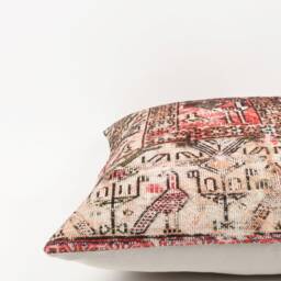 Vintage Turkish Kilim Pillow Cover 20''x20'' Bohemian Cushion - thumbnail 4