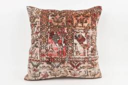 Vintage Turkish Kilim Pillow Cover 20''x20'' Bohemian Cushion - thumbnail 1
